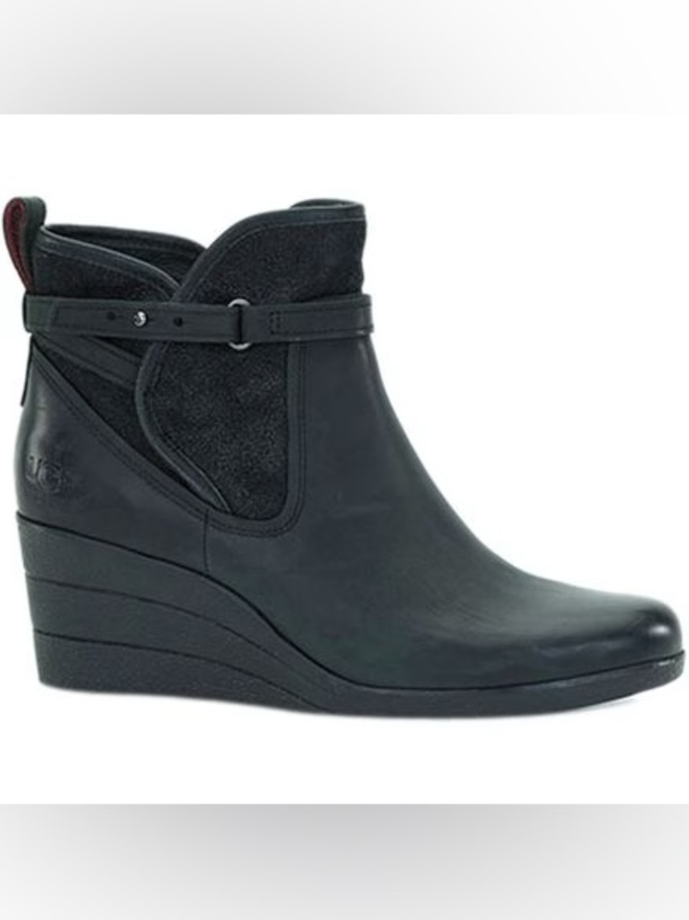 Like New UGG “Emalie” Black Waterproof Ankle Booties, size 7